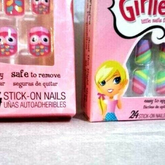 (2X) Fing'rs Girlie Nails For Girls Total 48 Nails - Picture 4 of 5